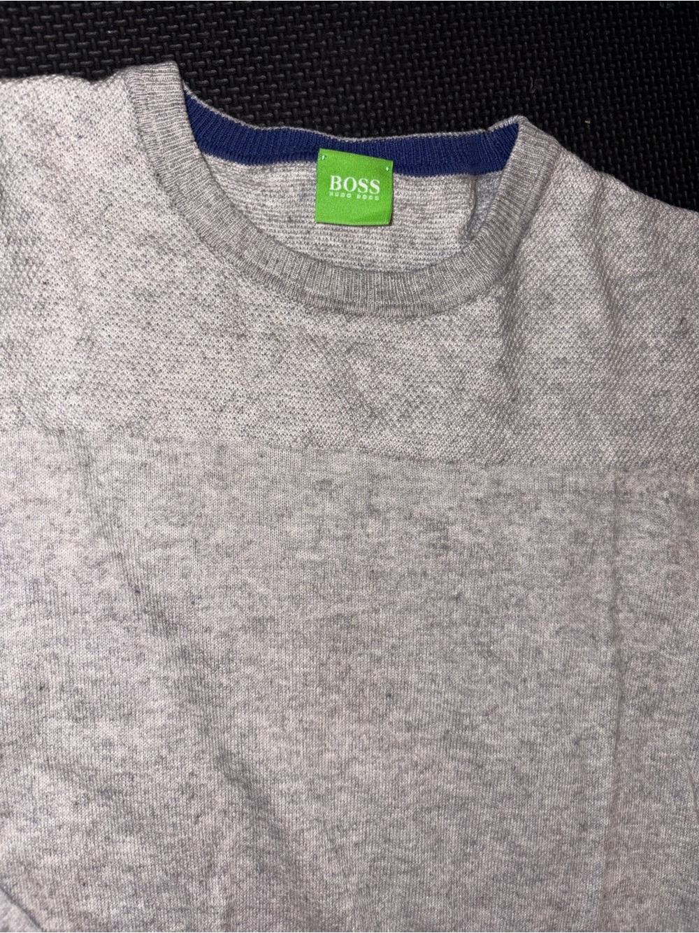 Boss Light Gray Crewneck Sweater - Picture 2 of 7